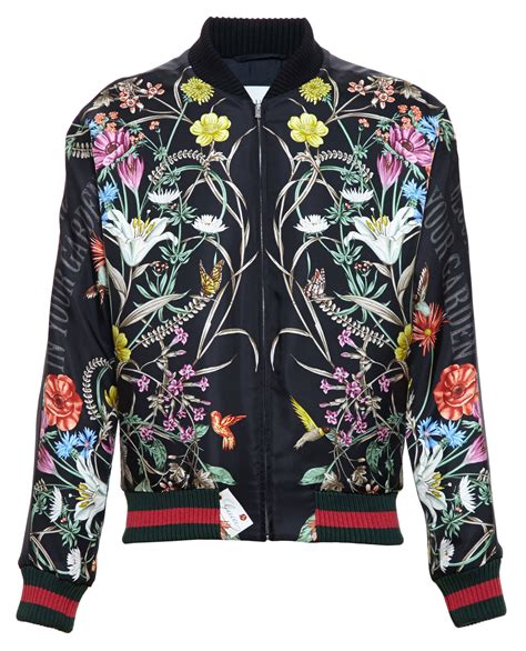 gucci floral souvinir jacket|net a porter Gucci jacket.